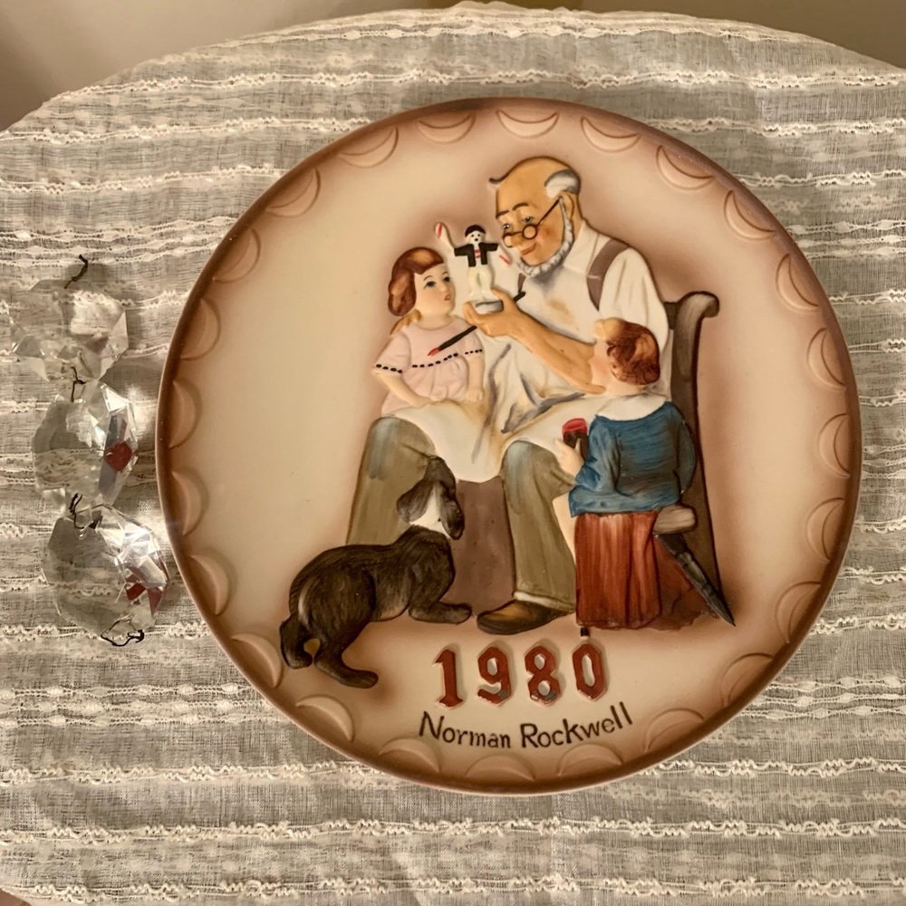 Vintage 1980 The Toymaker By Norman Rockwell First Annual Collector Plate